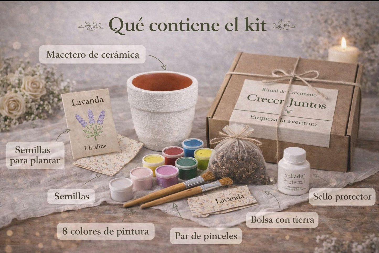 Kit Crecer juntos - 💖 Kit para compartir y conectar 💖